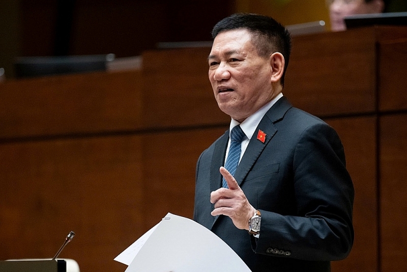 Deputy Prime Minister Ho Duc Phoc said that Vietnam's VAT is still low. Photo: National Assembly