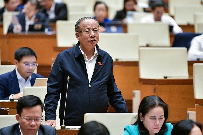 Deputy Nguyen Van Than (Thai Binh delegation). Photo: National Assembly