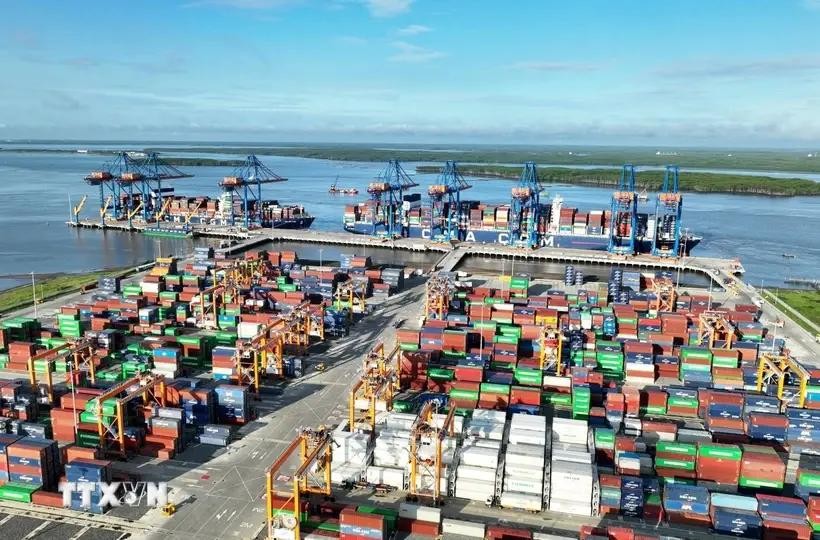 Gemalink International Port in the southern province of Ba Ria - Vung Tau (Photo: VNA)