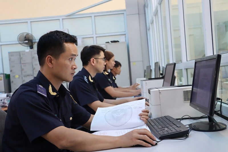 Professional activities at Cao Bang Customs. Illustration photo: Thái Bình