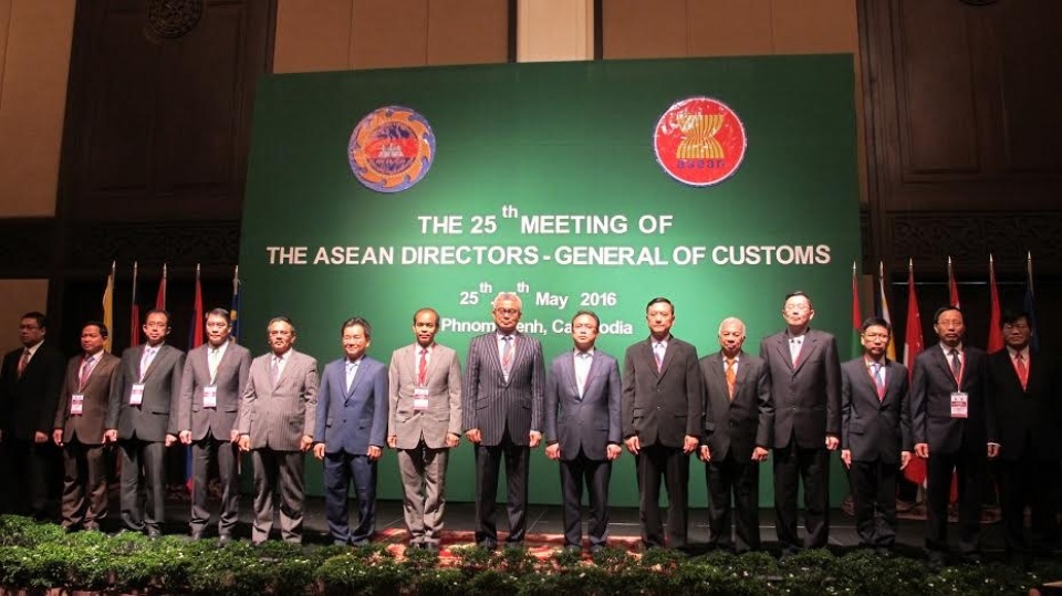 opening of the 25th meeting of asean directors general of customs