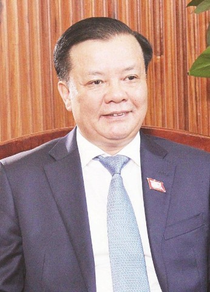 member of the party central committee minister of finance dinh tien dung the financial sector is breaking through to transform itself