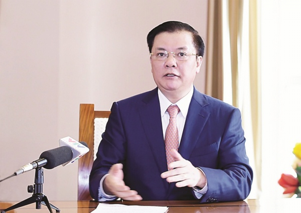 minister of finance dinh tien dung creating a breakthrough in national single window in implementation and facilitating trade