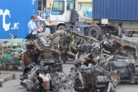 Make fake paperwork import dozens of old machinery containers