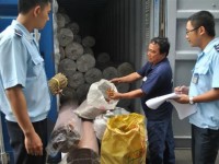 Customs officers deal with problems related to Decree 15 on food safety