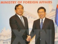 Vietnamese, Cambodian foreign ministers confer on sea disputes