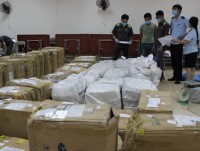The Customs has seized 2.5 tons of transnational drugs