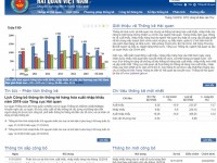 How are the import and export statistics in 2019 published by the Customs sector?