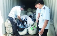 A case of forged origin to illegally transship goods was tackled