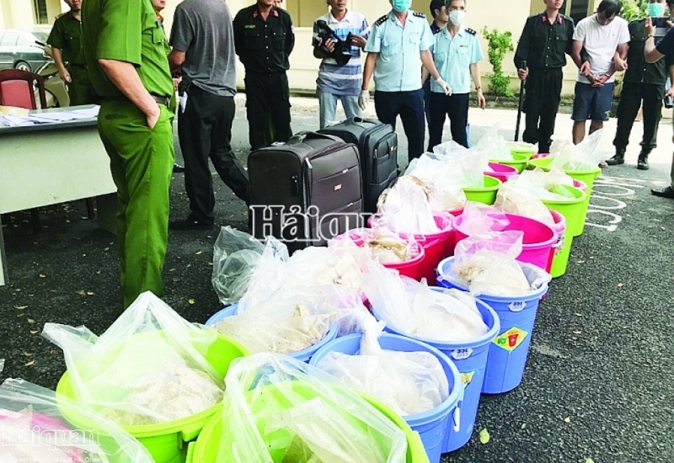 hundred kg of drugs were seized by the customs in may