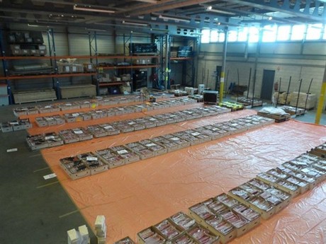 4000 kilos cocaine seized at rotterdam port