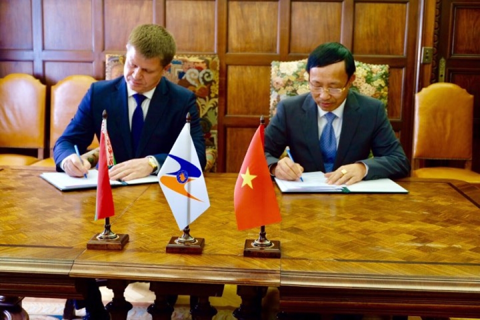 vietnam eaeu signing the protocol on e customs information exchange