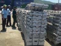Detected aluminium ingot and copper smuggling through Da Nang Port