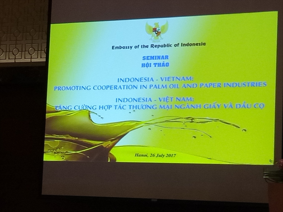 promoting cooperation in palm oil and paper industries between indonesia vietnam