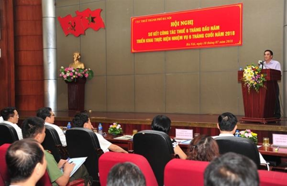 first half of 2018 revenue collected by ha noi tax department reached 505 of the estimate