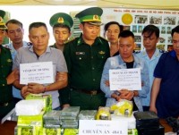 Ha Tinh Customs seized 32kg crystal methamphetamine and 10 bars of heroin