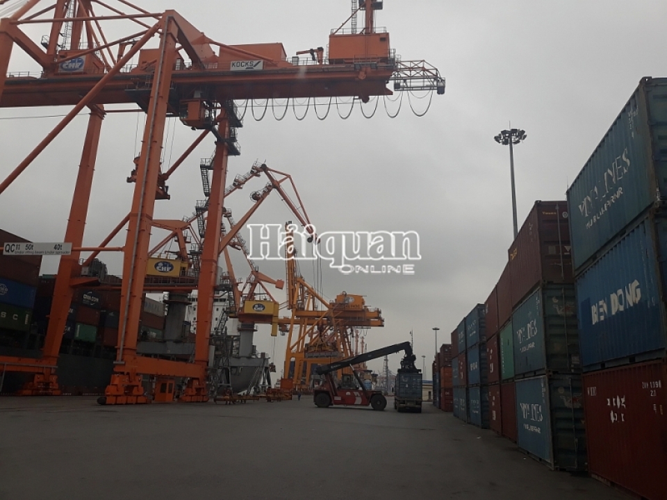 temporarily suspend operation of a series of customs brokers in hai phong area