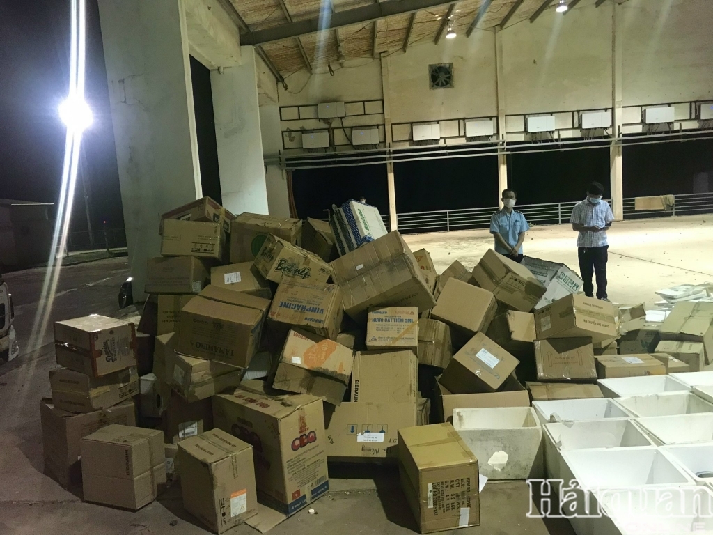 Customs seizes 24 tons of Japanese goods