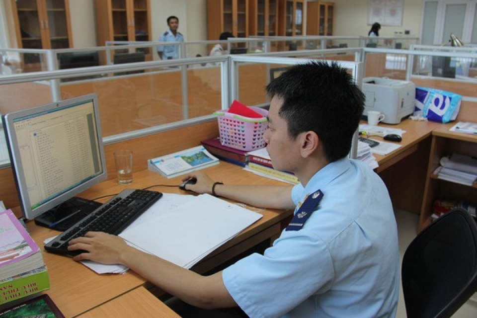 hai phong customs high efficiency in tax debt collection