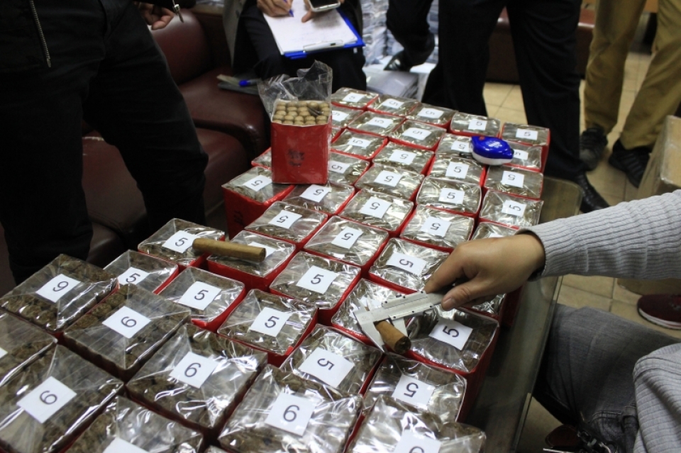 detect more than 1000 smuggled cigars via aviation