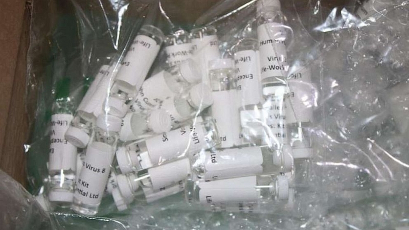 fake coronavirus test kits seized at los angeles airport