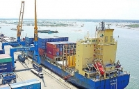 Volume of goods through seaports in the first quarter still increased by 8.4%