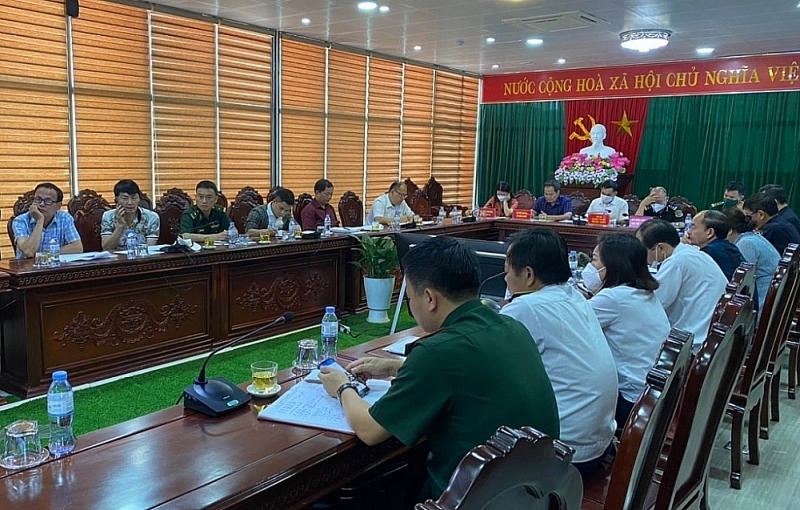 Lang Son Customs works and local Government authorities of Lang Son province to hold online talks with the local Government authorities of Pingxiang, Guangxi, China to discuss the reopening of the Coc Nam - Lung Nghiu border gate pair (on July 14, 2022).