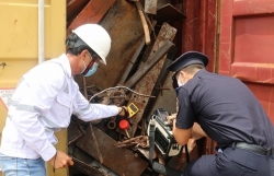 Ba Ria - Vung Tau Customs effectively control imported scrap