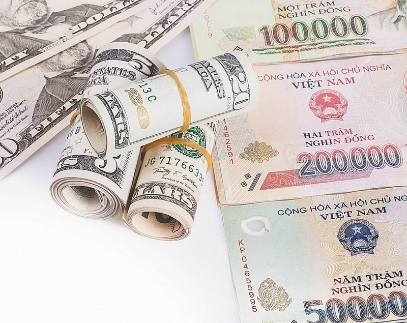According to SSI, the downward pressure of VND is still relatively clear in the context of USD appreciation. Photo: Internet