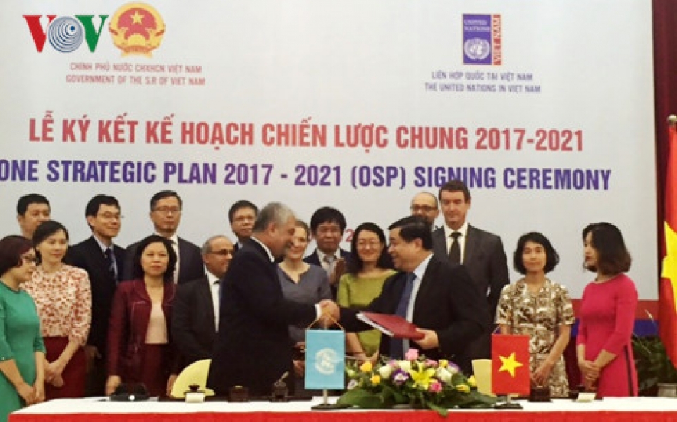 viet nam united nations signed joint one strategic plan osp for period 2017 2021
