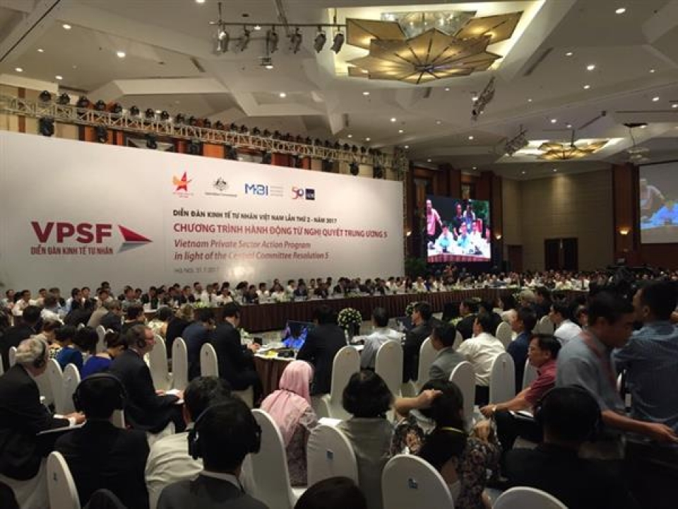 vietnam private sector forum 65 of enterprises wish a government in action