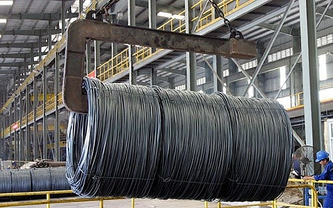 Iron and steel is one of the export items plummeted in July 2022. Photo: Internet