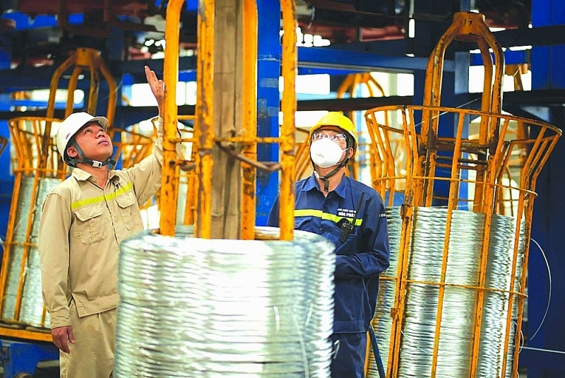 It is forecast that Vietnamese steel will continue facing a high risk of lawsuits against trade remedies from the markets. Photo: N.Thanh