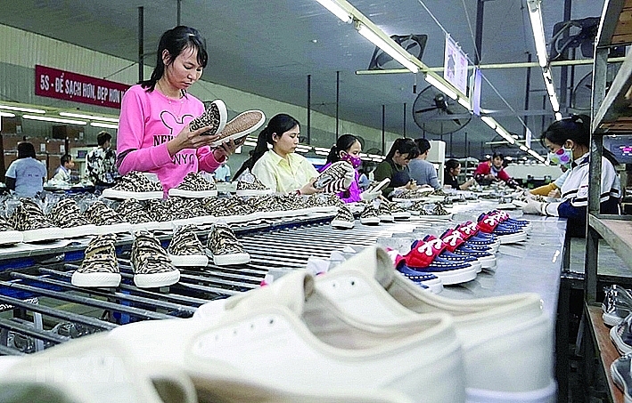 Export of leather and footwear industry sets a target of about US $ 25 billion in the whole year of 2022. Photo: ST