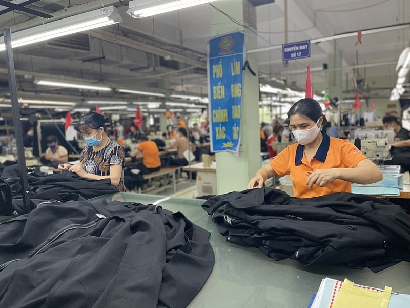 The entire textile and garment industry still maintains the export target of US$43.5 billion for the whole of 2022. Photo: Nguyen Thanh