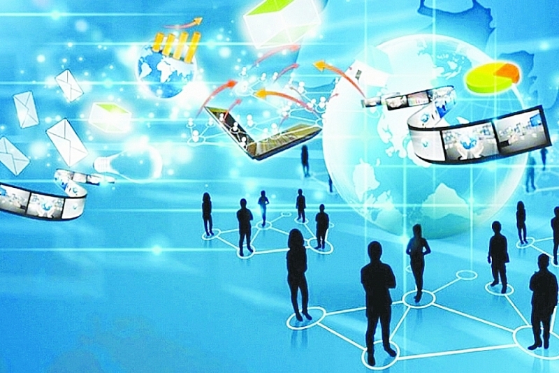 Connecting and developing the digital economy is an inevitable trend, a driving force for economic growth. Photo: ST