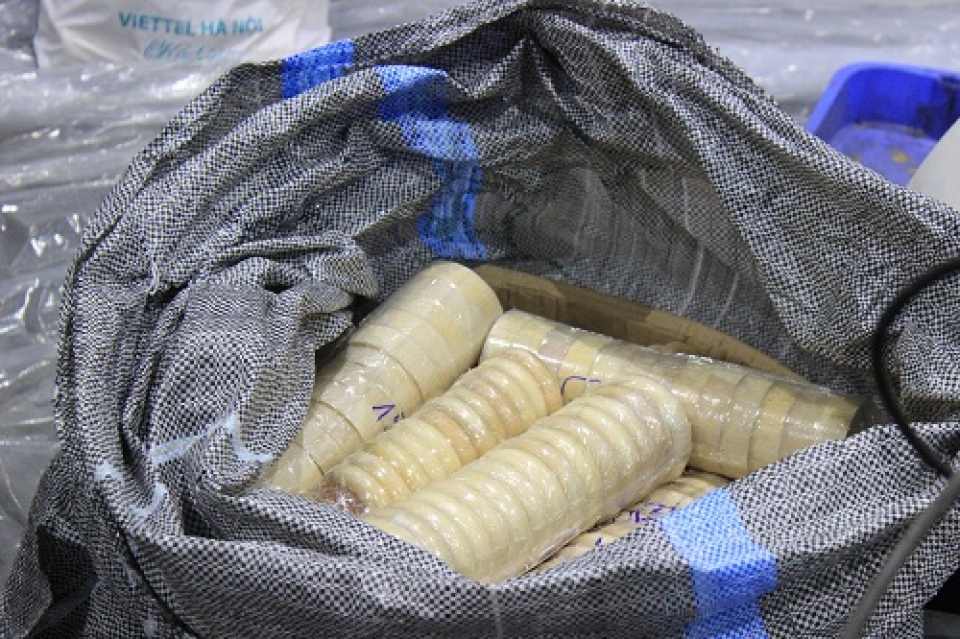 arresting nearly 1 ton of ivory ivory products and pangolins scales shipped by air