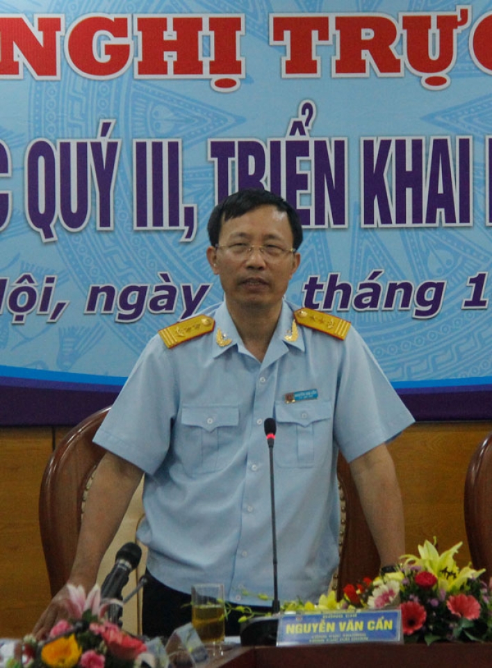 director general nguyen van can in 2018 customs strives to collect vnd 300 trillion