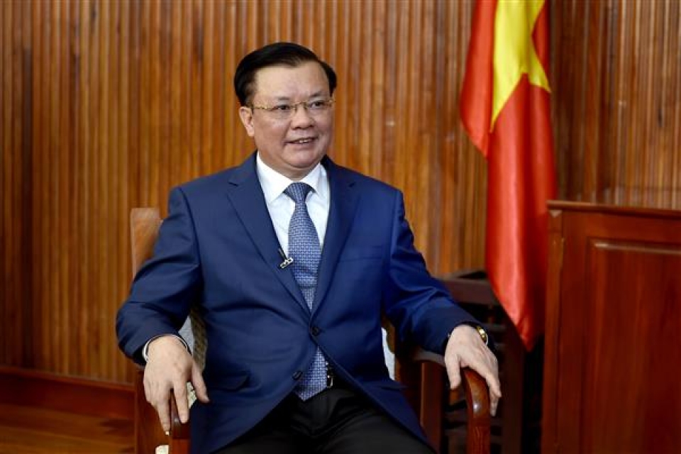minister dinh tien dung the financial sector to build a streamlined and efficient administration apparatus