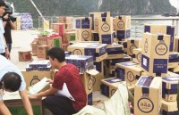 Suspending temporary imports for re-export, bonded-warehouse for foreign cigarettes and alcohol
