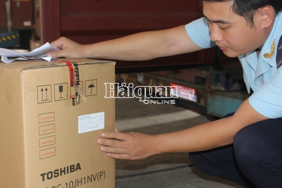 binh duong customs detects a shipment of electric rice cookers in violation of origin
