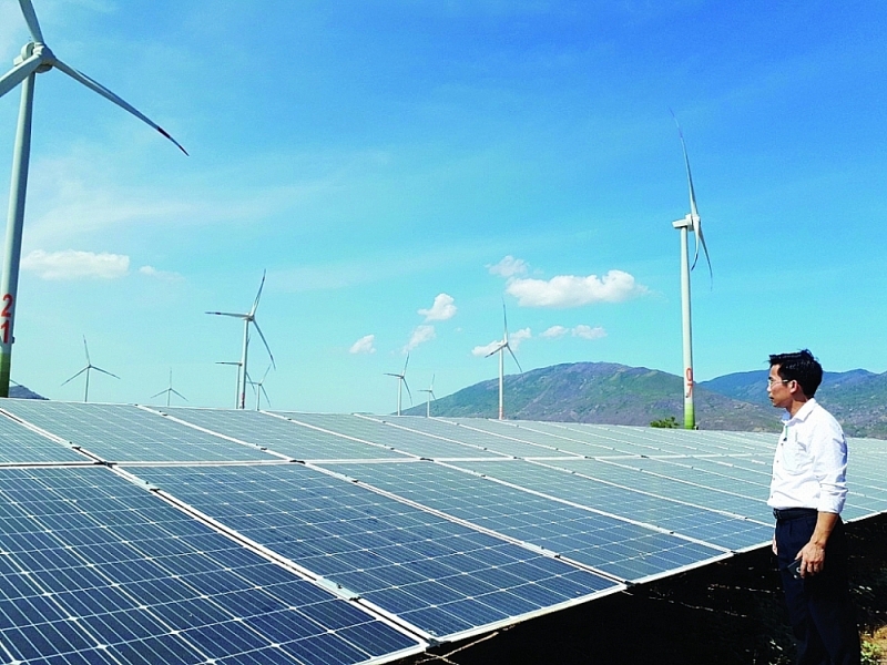 Developing renewable energy sources is considered an inevitable trend in the world today, it makes an important contribution to limiting greenhouse gas emissions and protecting the environment. Photo: Nguyen Thanh