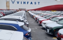 Customs quickly clears 999 electric cars of VinFast exported to the US
