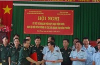 Binh Phuoc Customs - Border Guard signs a coordination regulation