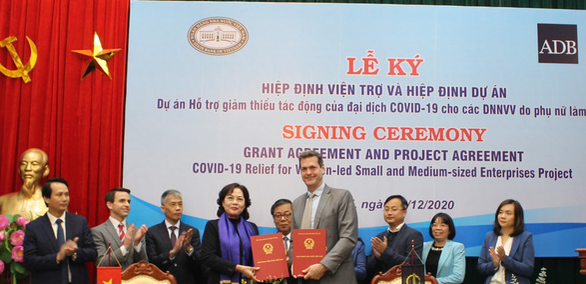 ADB signs US$5 grant agreement to support Vietnam’s women led small and medium-sized enterprise