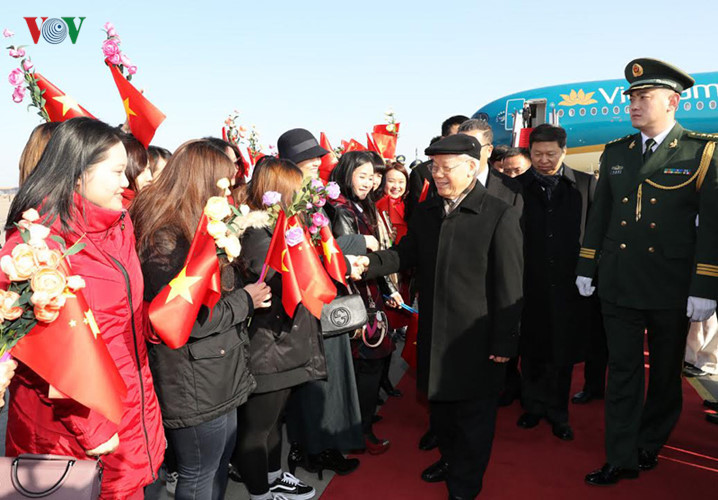 china rolls out the red carpet for party general secretary trong