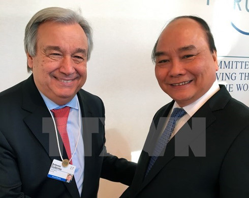 high level sessions meetings fill vietnamese pms schedule in davos