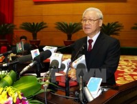 Party leader emphasises fight against corruption