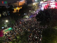 People across Vietnam welcome in the New Year