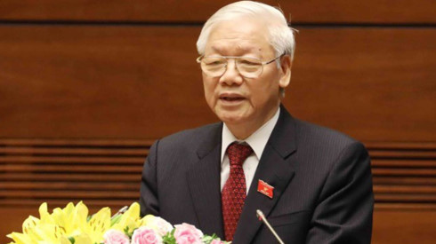 party state leader vietnam moves forward with firm foundations